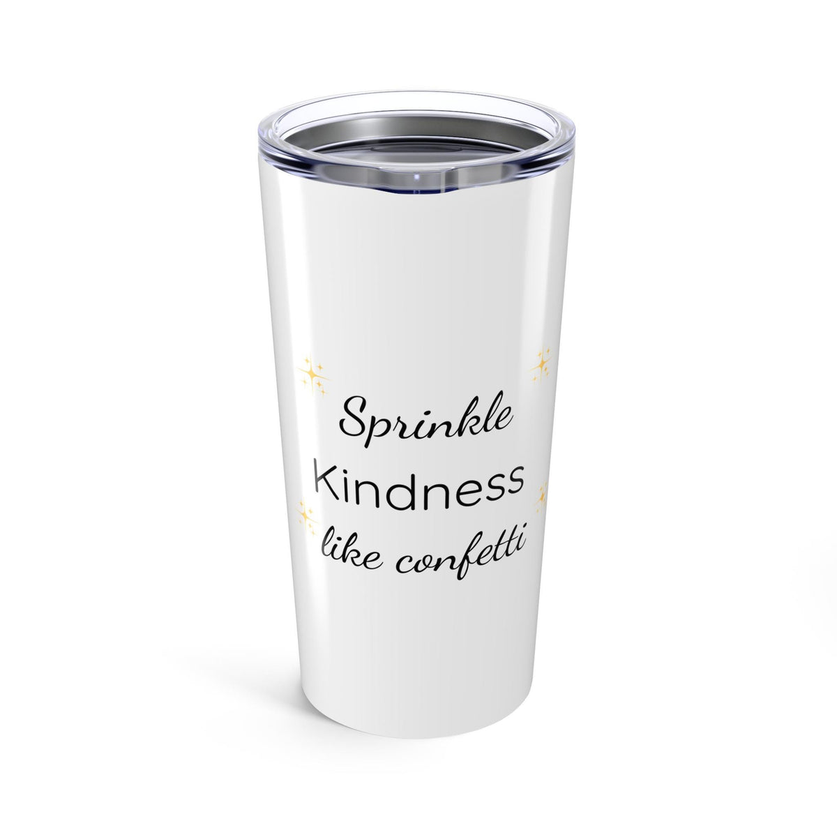 Sprinkle Kindness 20oz Travel Tumbler | Stainless Steel Coffee Mug | Gift for Her