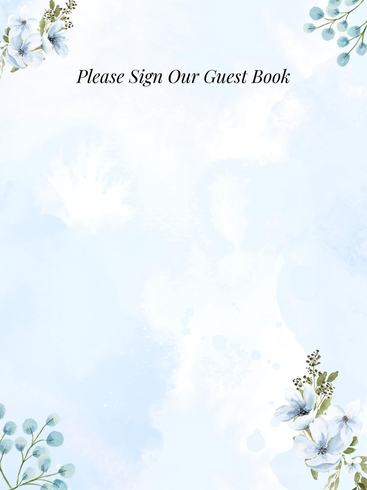 Eucalyptus Celebration of Life Bundle | 10-Piece Memorial Template Set (Editable Canva)