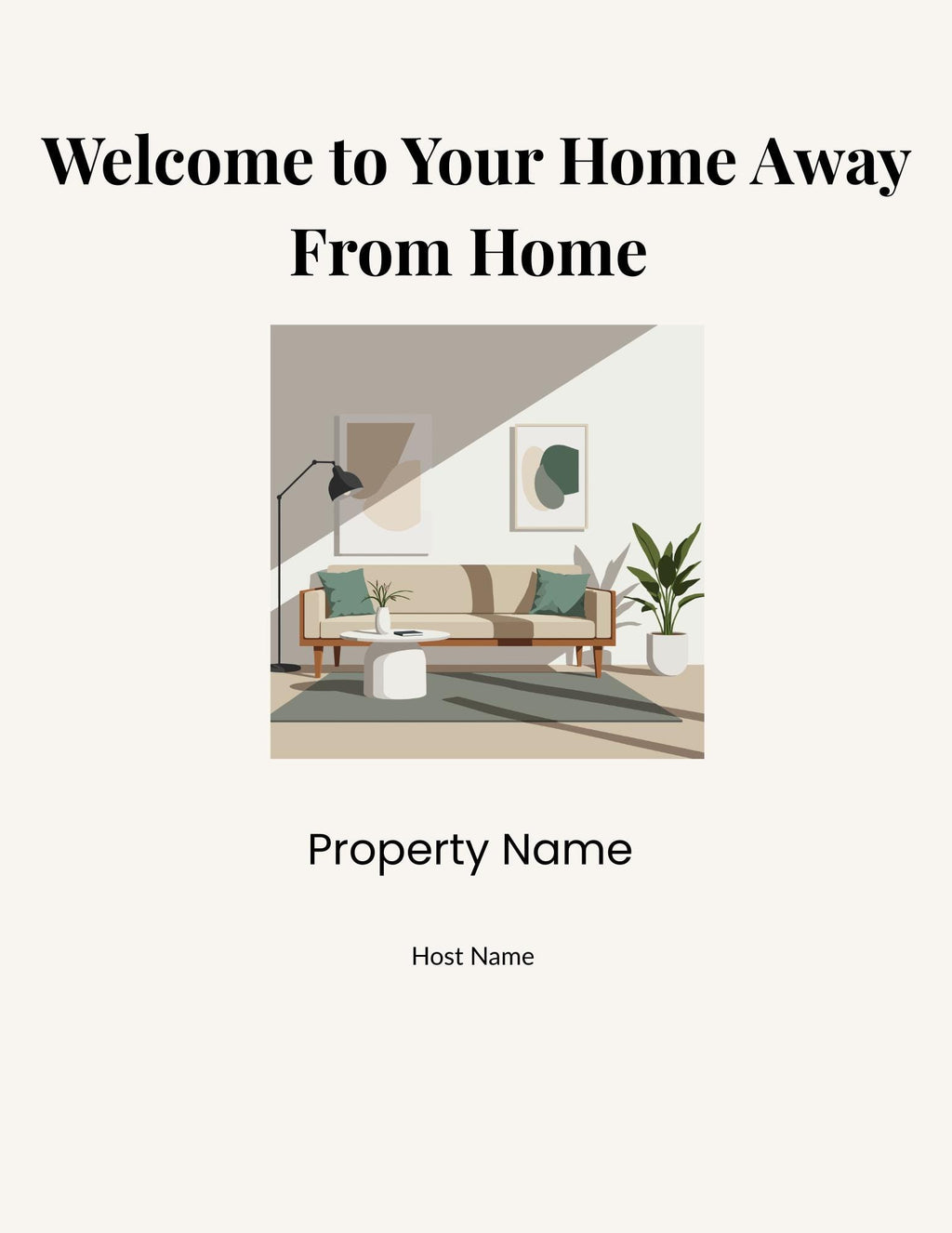 Airbnb Welcome Book Template | Editable Canva Host Guide (25 Pages, Instant Download)