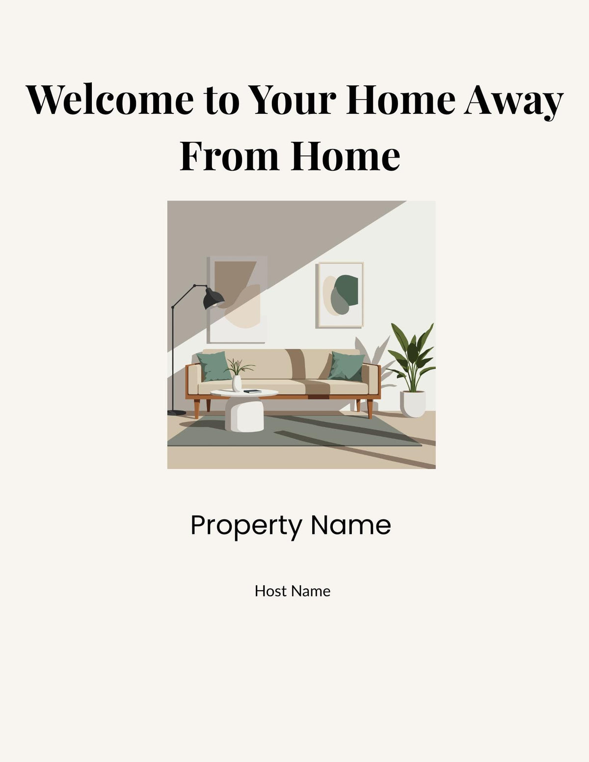 Airbnb Welcome Book Template | Editable Canva Host Guide (25 Pages, Instant Download)