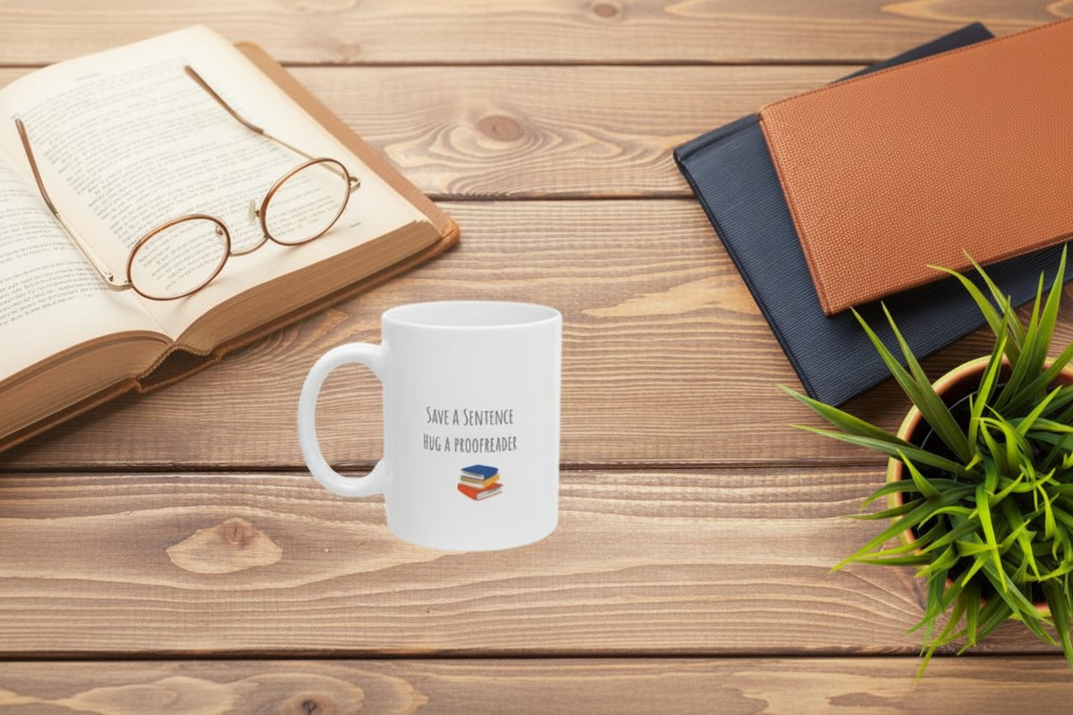Literary Proofreader Mug Mockup